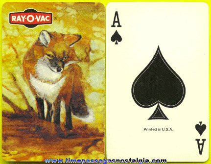 RAY-O-VAC Advertising Playing Card Deck