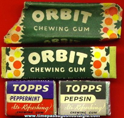 (4) OLD GUM ITEMS (3 are unopened)