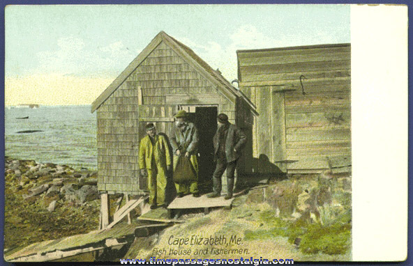 Old Unused Cape Elizabeth, Maine Post Card