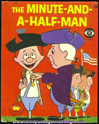 1960 "THE MINUTE - AND - A - HALF - MAN" Wonder Book