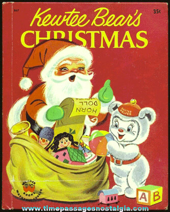 1956 Wonder Book Entitled: "KEWTEE BEAR’S CHRISTMAS"