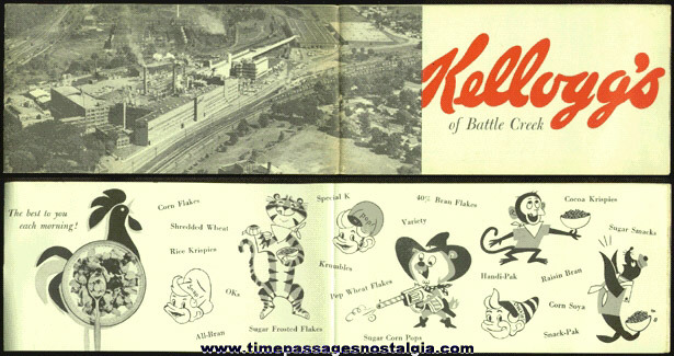 1950’s Kellogg’s Cereal Factory Booklet