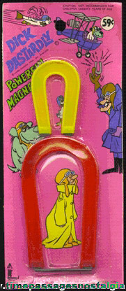 Unopened 1973 Dick Dastardly Magnet Set