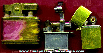 (3) Different Old Cigar Or Cigarette Lighters