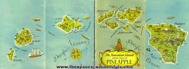 1935 Hawaiian Islands & Pineapple Booklet