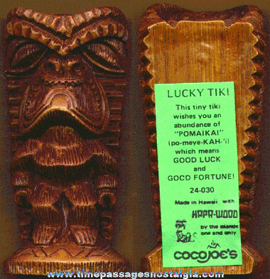 Hawaiian Made TIKI Statue / Figure