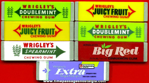 (7) Wrigley’s Stick Gum Advertising Magnets