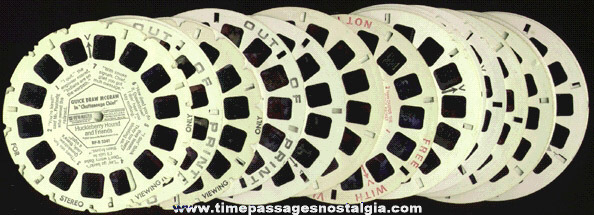 (23) Different Loose View Master Reels