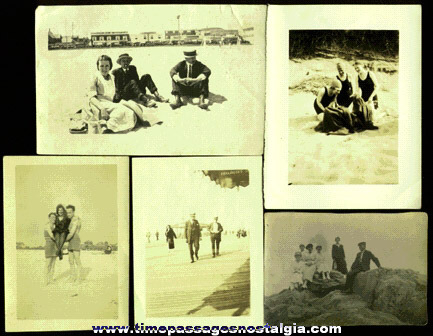 (5) 1920’s Beach Photographs