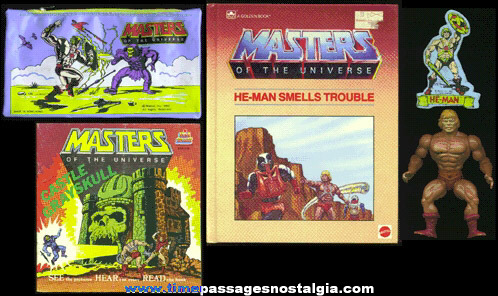 (5) HE-MAN MASTERS OF THE UNIVERSE Items