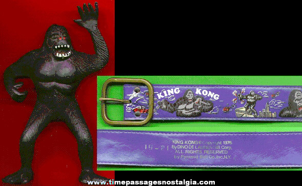 (2) 1976 KING KONG Items