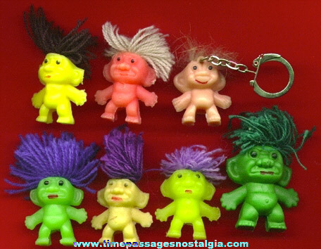 (7) Small Wish Nik / Troll Figures