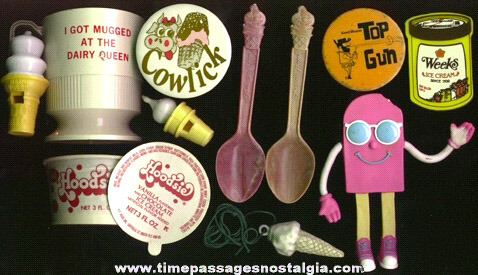 (11) Different Ice Cream Related Items