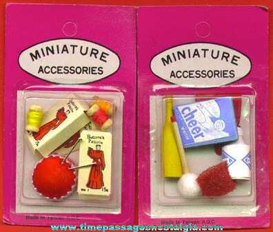 (2) Unopened Packages Of Doll House Miniatures