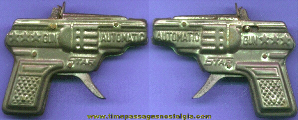 Early "AUTOMATIC GUN" Tin Cap Gun