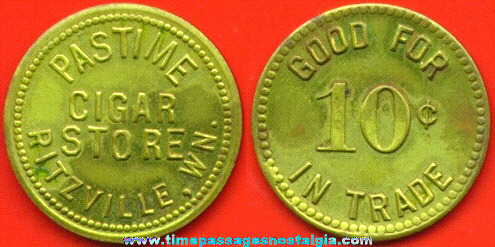 Old Cigar Store "GOOD FOR" Token