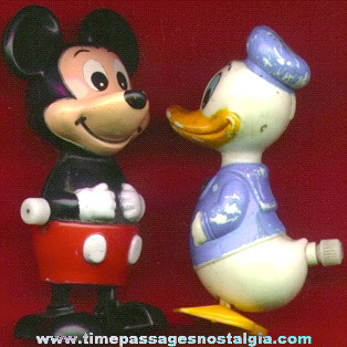 (2) Walt Disney Character Wind Up Walkers