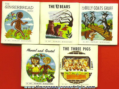 (5) 1960’s Mt. Hawley Miniature Nursery Rhyme Books