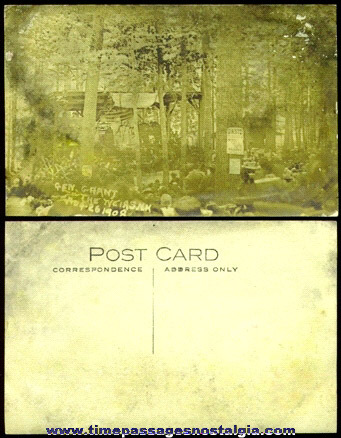 1908 GENERAL GRANT Real Photo Post Card