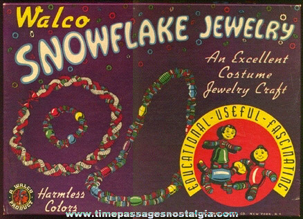 1942 Boxed WALCO Snowflake Jewelry Kit