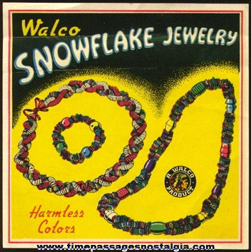 1942 Boxed WALCO Snowflake Jewelry Kit