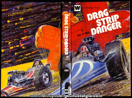 1972 WHITMAN Hard Cover Drag Racing Book