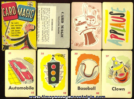 1954 Boxed "Card Magic" ED-U-CARDS Card Game