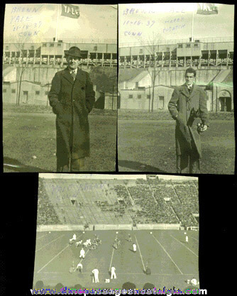 (3) 1939 Brown University vs. Yale Football Photographs