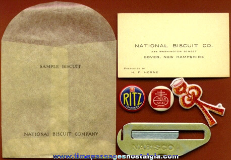 (6) Old NABISCO Company Advertising Items