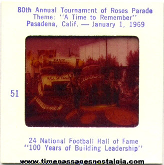 (60) 1969 80th Annual Tournament Of Roses Parade Float Color Photo Slides