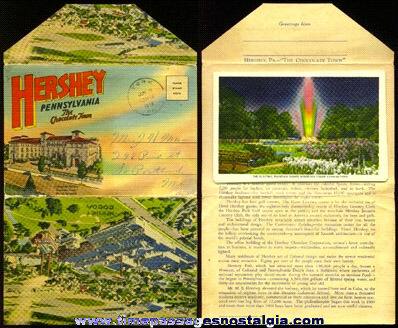 1948 HERSHEY, Pennsylvania Picture Post Card Folder