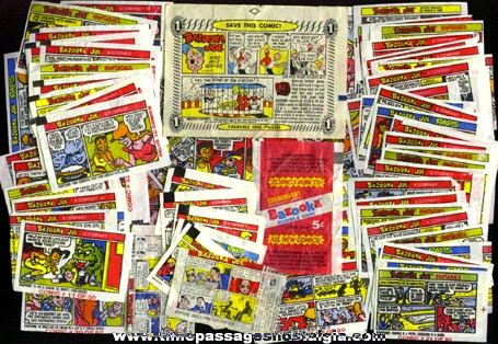 (70) BAZOOKA Bubble Gum Bazooka Joe Comics