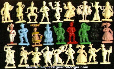 (27) People Of Different Nations Cereal Premium Figures