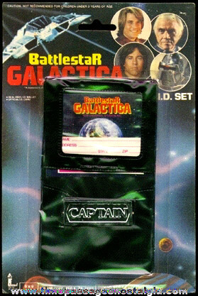 1978 Unopened Battlestar Galactica Toy Captain Wallet