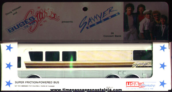 Unopened SAWYER BROWN Friction Powered Concert Tour Bus Bank