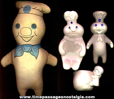 (4) PILLSBURY POPPIN’ FRESH Advertising Character Items