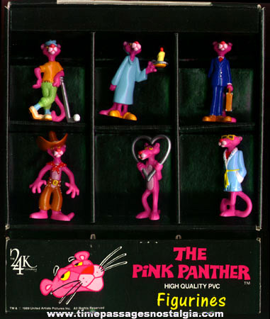 1989 PINK PANTHER Store Display With (6) Different Figures