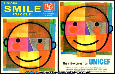 Old UNICEF SMILE Jigsaw Puzzle