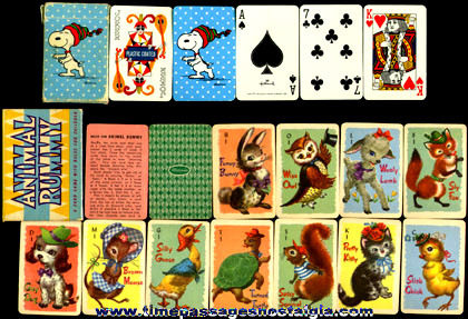 (2) Miniature Boxed Decks Of Playing Cards