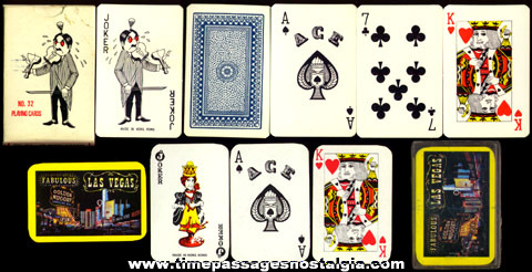 (2) Miniature Boxed Decks Of Playing Cards