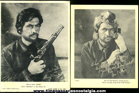 (2) Different Davy Crockett / Fess Parker Pictures