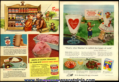 (14) Different Old Borden / Elsie Cow Advertisements