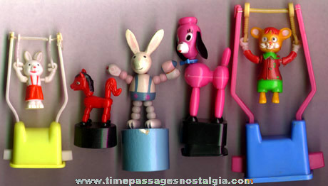(5) Different Push Puppets
