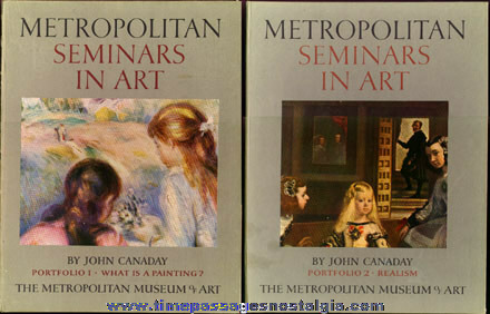 (4) 1958 "Metropolitan Seminars In Art" Books With (38) Color Plate Art Prints