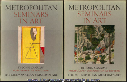 (4) 1958 "Metropolitan Seminars In Art" Books With (38) Color Plate Art Prints