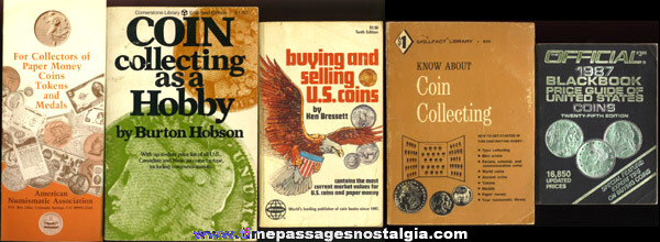 (4) Old Coin Books & Brochure