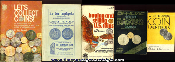 (4) Old Coin Books & Brochure