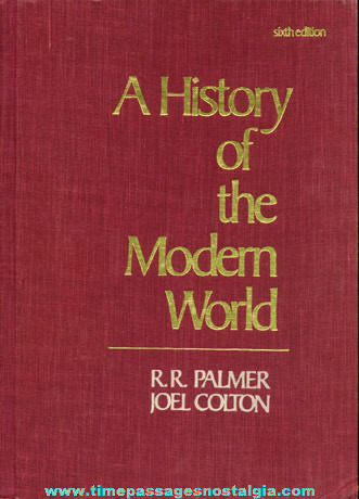 1984 Hard Back Book "A HISTORY OF THE MODERN WORLD"