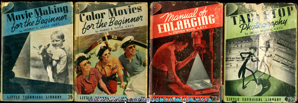 (4) Old Different Movie Making & Photography Books