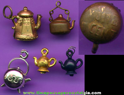 (5) Old Tea Pot Charms